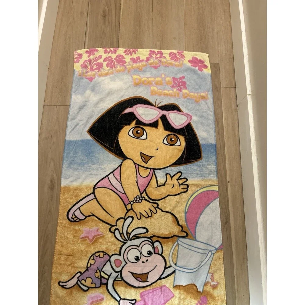 2007 Dora The Explorer Dora's Beach Day 100% Cotton 28.5